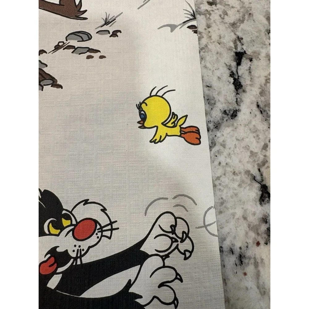 1978 Open Roll VTG Looney Tunes Wall Paper Wile.Coyote Bugs Bunny Yosemite Sam